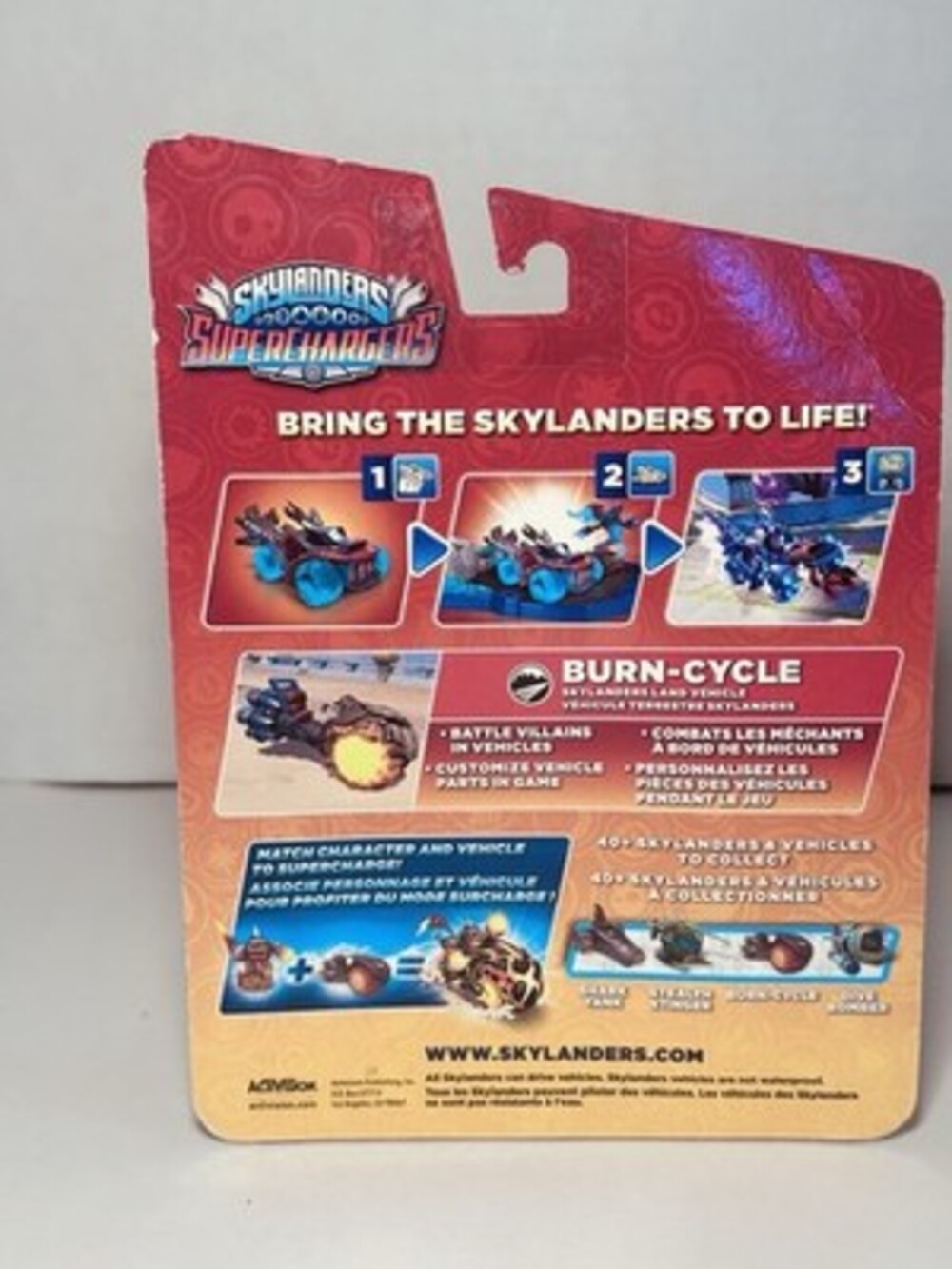 Skylanders SuperChargers: Vehicle Burn Cycle Character Pack (2015) Brand New - Picture 3 of 5